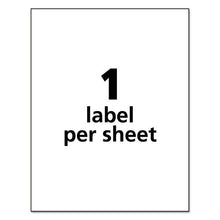 Load image into Gallery viewer, Durable Permanent Id Labels With Trueblock Technology, Laser Printers, 8.5 X 11, White, 50-pack
