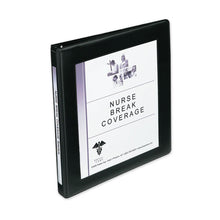 Load image into Gallery viewer, Framed View Heavy-duty Binders, 3 Rings, 0.5&quot; Capacity, 11 X 8.5, Black
