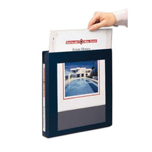 Load image into Gallery viewer, Framed View Heavy-duty Binders, 3 Rings, 1.5&quot; Capacity, 11 X 8.5, Navy Blue
