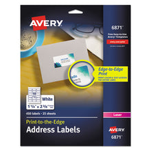Load image into Gallery viewer, Vibrant Laser Color-print Labels W- Sure Feed, 1 1-4 X 2 3-8, White, 450-pack

