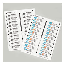 Load image into Gallery viewer, The Mighty Badge Name Badge Inserts, 1 X 3, Clear, Inkjet, 20-sheet, 5 Sheets-pack
