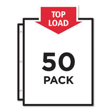 Load image into Gallery viewer, Top-load Sheet Protector, Economy Gauge, Letter, Clear, 50-box
