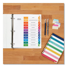 Load image into Gallery viewer, Ultra Tabs Repositionable Standard Tabs, 1-5-cut Tabs, Assorted Dots, 2&quot; Wide, 24-pack
