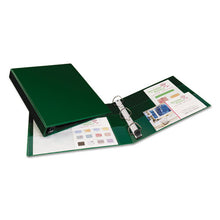 Load image into Gallery viewer, Heavy-duty Non-view Binder With Durahinge And One Touch Ezd Rings, 3 Rings, 1&quot; Capacity, 11 X 8.5, Green
