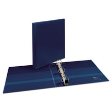 Load image into Gallery viewer, Heavy-duty View Binder With Durahinge And One Touch Ezd Rings, 3 Rings, 1&quot; Capacity, 11 X 8.5, Navy Blue
