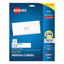 Load image into Gallery viewer, Easy Peel White Address Labels W- Sure Feed Technology, Inkjet Printers, 1 X 4, White, 20-sheet, 25 Sheets-pack
