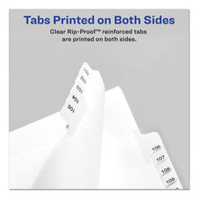 Load image into Gallery viewer, Preprinted Legal Exhibit Side Tab Index Dividers, Allstate Style, 26-tab, D, 11 X 8.5, White, 25-pack

