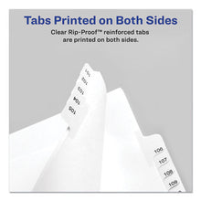 Load image into Gallery viewer, Preprinted Legal Exhibit Side Tab Index Dividers, Allstate Style, 26-tab, J, 11 X 8.5, White, 25-pack
