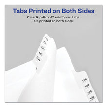 Load image into Gallery viewer, Preprinted Legal Exhibit Side Tab Index Dividers, Allstate Style, 10-tab, 38, 11 X 8.5, White, 25-pack
