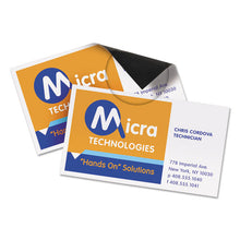 Load image into Gallery viewer, Magnetic Business Cards, 2 X 3 1-2, White, 10-sheet, 30-pack
