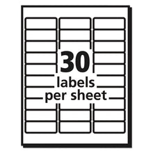 Load image into Gallery viewer, Matte Clear Easy Peel Mailing Labels W- Sure Feed Technology, Inkjet Printers, 1 X 2.63, Clear, 30-sheet, 25 Sheets-pack
