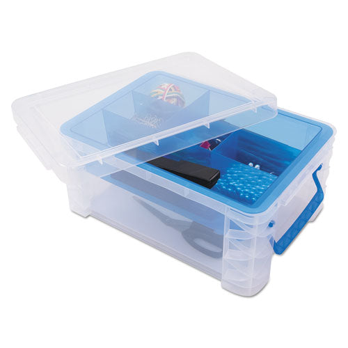 Super Stacker Divided Storage Box, 6 Sections, 10.38