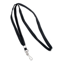 Load image into Gallery viewer, Deluxe Lanyards, J-hook Style, 36&quot; Long, Black, 24-box
