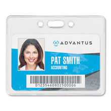 Load image into Gallery viewer, Proximity Id Badge Holder, Horizontal, 3.75 X 3, Clear, 50-pack
