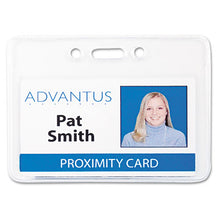 Load image into Gallery viewer, Proximity Id Badge Holder, Horizontal, 3.75 X 3, Clear, 50-pack
