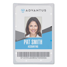 Load image into Gallery viewer, Clear Id Card Holder, Vertical, 2 5-16&quot; X 3 11-16&quot;, 25-pk
