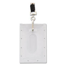 Load image into Gallery viewer, Clear Id Card Holder, Vertical, 2 5-16&quot; X 3 11-16&quot;, 25-pk
