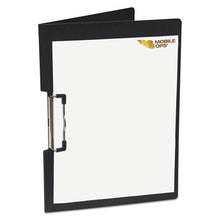 Load image into Gallery viewer, Portfolio Clipboard With Low-profile Clip, 1-2&quot; Capacity, 11 X 8 1-2, Black
