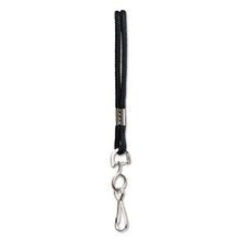 Load image into Gallery viewer, Rope Lanyard With Hook, 36&quot;, Nylon, Black
