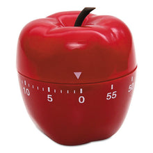 Load image into Gallery viewer, Shaped Timer, 4&quot; Dia., Red Apple
