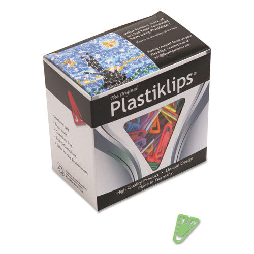 Plastiklips Paper Clips, Small (no. 1), Assorted Colors, 1,000-box