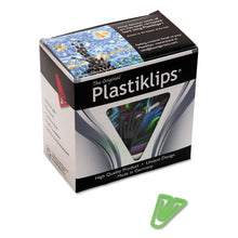 Load image into Gallery viewer, Plastiklips Paper Clips, Medium (no. 4), Assorted Colors, 500-box

