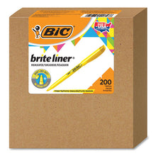 Load image into Gallery viewer, Brite Liner Highlighter Xtra Value Pack, Chisel Tip, Yellow, 200-carton
