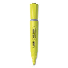 Load image into Gallery viewer, Brite Liner Tank-style Highlighter, Chisel Tip, Fluorescent Yellow, Dozen
