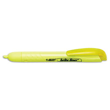 Load image into Gallery viewer, Brite Liner Retractable Highlighter, Chisel Tip, Fluorescent Yellow, Dozen
