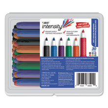 Load image into Gallery viewer, Intensity Low Odor Fine Point Dry Erase Marker Value Pack, Fine Bullet Tip, Assorted Colors, 30-set
