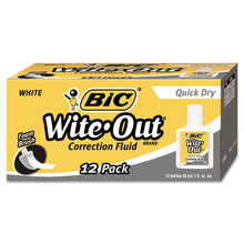 Load image into Gallery viewer, Wite-out Quick Dry Correction Fluid, 20 Ml Bottle, White, 1-dozen
