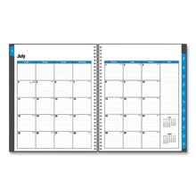 Load image into Gallery viewer, Academic Year Collegiate Weekly-monthly Planner, 11 X 8.5, Charcoal, 2021-2022
