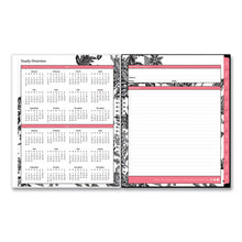 Load image into Gallery viewer, Academic Year Cyo Weekly-monthly Planner, 11 X 8.5, Black-white, 2021-2022
