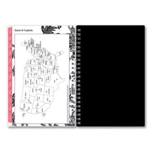 Load image into Gallery viewer, Academic Year Cyo Weekly-monthly Planner, 8 X 5, Black-white, 2021-2022
