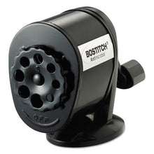 Load image into Gallery viewer, Antimicrobial Manual Pencil Sharpener, Manual, 5.44&quot; X 2.69&quot; X 4.33&quot;, Black
