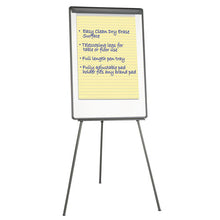 Load image into Gallery viewer, Basic Tripod Melamine Presentation Easel, 22 1-2 X 42, White-black
