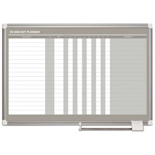 Load image into Gallery viewer, In-out Magnetic Dry Erase Board, 36x24, Silver Frame
