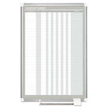 Load image into Gallery viewer, In-out Magnetic Dry Erase Board, 24x36, Silver Frame
