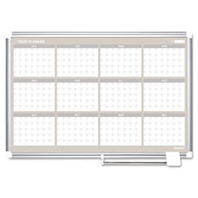 Load image into Gallery viewer, 12 Month Year Planner, 36x24, Aluminum Frame
