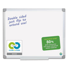Load image into Gallery viewer, Earth Easy-clean Dry Erase Board, White-silver, 24x36
