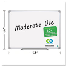 Load image into Gallery viewer, Earth Easy-clean Dry Erase Board, White-silver, 36x48
