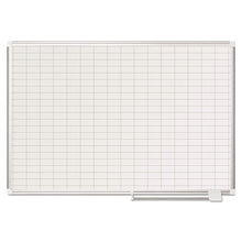 Load image into Gallery viewer, Grid Planning Board, 1 X 2 Grid, 48 X 36, White-silver
