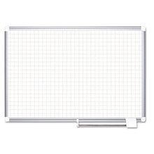 Load image into Gallery viewer, Grid Planning Board, 1&quot; Grid, 72 X 48, White-silver
