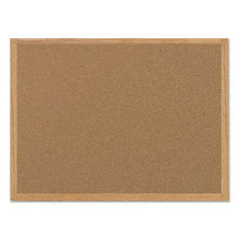 Load image into Gallery viewer, Value Cork Bulletin Board With Oak Frame, 24 X 36, Natural
