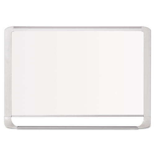 Lacquered Steel Magnetic Dry Erase Board, 48 X 96, Silver-white