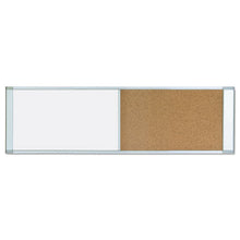 Load image into Gallery viewer, Combo Cubicle Workstation Dry Erase-cork Board, 48x18, Silver Frame
