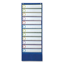 Load image into Gallery viewer, Deluxe Scheduling Pocket Chart, 13 Pockets, 13 X 36
