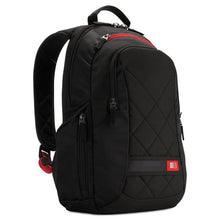 Load image into Gallery viewer, Diamond 14&quot; Backpack, 6.3&quot; X 13.4&quot; X 17.3&quot;, Black
