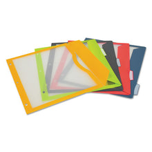 Load image into Gallery viewer, Binder Pocket With Write-on Index Tabs, 9.88 X 11.38, Assorted, 5-set
