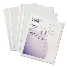 Load image into Gallery viewer, Report Covers With Binding Bars, Economy Vinyl, Clear, 8 1-2 X 11, 50-bx
